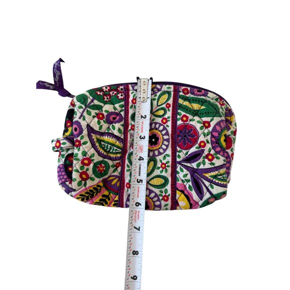 VERA BRADLEY Multicolor Floral Cosmetic Makeup Bag - Picture 3 of 7